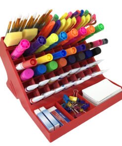 InnovationQc Red Mega Pencil Cosmetics Organizer
