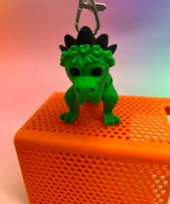 Flexi Dinosaur 3D Model – Pre-Colored STL – Keychain Version – Multi-Color Print Ready
