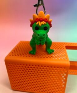 Flexi Dinosaur 3D Model – Pre-Colored STL – Keychain Version – Multi-Color Print Ready