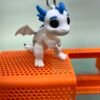Flexi Dragon STL – Pre-Colored, Keychain & Non-Keychain Versions – 3D Print Ready!