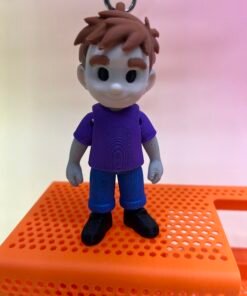 Flexi Boy 3D Model – Pre-Colored STL – Articulated Arms, Legs, and Head – Multi-Color Print Ready