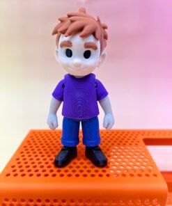 Flexi Boy 3D Model – Pre-Colored STL – Articulated Arms, Legs, and Head – Multi-Color Print Ready
