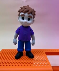 Flexi Boy 3D Model – Pre-Colored STL – Articulated Arms, Legs, and Head – Multi-Color Print Ready