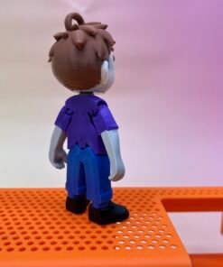 Flexi Boy 3D Model – Pre-Colored STL – Articulated Arms, Legs, and Head – Multi-Color Print Ready