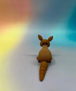 Flexi Kangaroo 3D Model – Pre-Colored STL – With and Without Keychain – Multi-Color Print Ready
