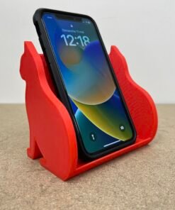 Mini Cat Phone Holder, Cute Display Stand for Phone, Trading Cards, Business Cards & Sports Card Storage