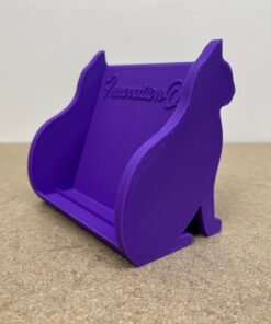 Mini Cat Phone Holder, Cute Display Stand for Phone, Trading Cards, Business Cards & Sports Card Storage