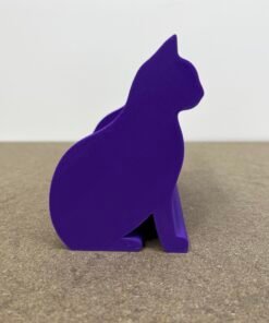 Mini Cat Phone Holder, Cute Display Stand for Phone, Trading Cards, Business Cards & Sports Card Storage