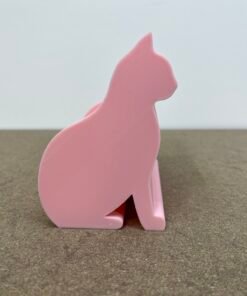 Mini Cat Phone Holder, Cute Display Stand for Phone, Trading Cards, Business Cards & Sports Card Storage