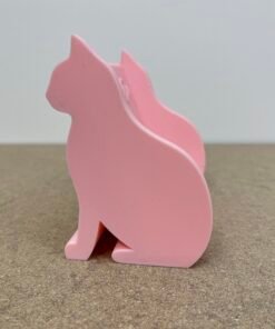 Mini Cat Phone Holder, Cute Display Stand for Phone, Trading Cards, Business Cards & Sports Card Storage